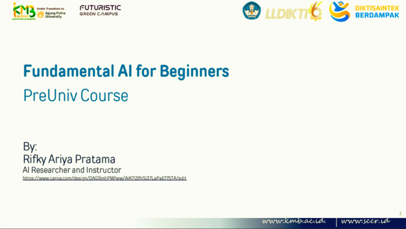 Fundamental AI for Beginners - Rifky Ariya Pratama